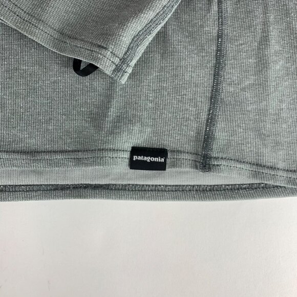 Patagonia Gray Long Sleeve Athletic Thermal Shirt Mens Large - Picture 2 of 4